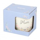 Mum Pastel Floral Mug, Mum Cup Mothers Day Gift Birthday